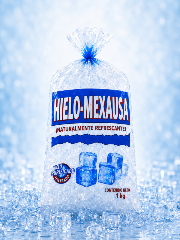 Bolsa de hielo de 1 kg
